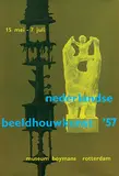 Benno Wissing, museum boymans rotterdam nederlandse beeldhouwkunst, 1957, poster