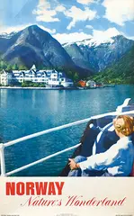 Egli, Norway Nature's Wonderland, 1953, poster