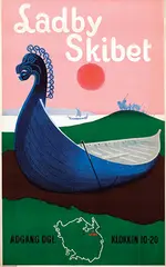 Arne Ungermann, Ladby Skibet, 1937, poster