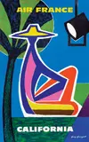 Guy Georget, Air France California, 1961, poster