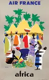 Jean Even, Air France africa, 1958, poster