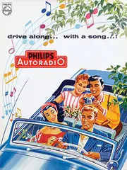 Willy Pot, Philips AutoradiO drive along... with a song?, poster