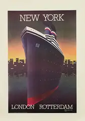Keith Tyrrell, New York London Rotterdam, 1983, poster