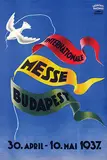 Szörényi Malomvizi, International Messe Budapest, 1937, poster