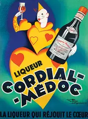 Liquer Cordial-Médoc by Henry Le Monnier, poster, sold Feb 2021