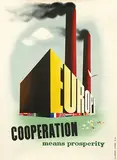 Louis Emmerick, Europa Cooperation means prosperity (ERP), poster