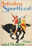 Arnold van Roessel, Artisten Sportfeest in het Stadion, 1914, poster