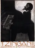Raoul Hynckes, Tzingani Romantisch Tooneel door Jhr. A.W.G. van Riemsdyk, poster