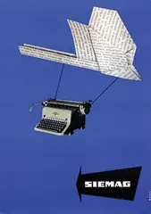 Mauel, Siemag typewriter, poster