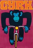 Wiktor Górka, Cyrk Monkey on bike/Curious George, poster