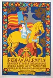 F. Agvar, Feria d'Valencia, 1920, poster
