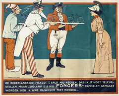 Jan Rotgans, Fongers Nederlandsche Maagd, poster