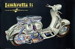 F. Lojacono, Lambretta li Innocenti, 1959, poster