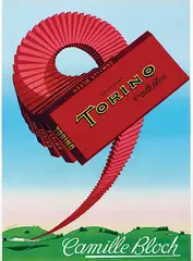 Martin Peikert, Chocolat Torino Camille Bloch, 1948, poster