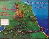 Frank Henry Mason, Northumberland for the Holidays, ancient castles & the Roman wall