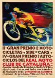 Josep Segrelles, II-Gran Premio de Moto Cataluña, 1925, poster