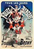 Jules Chéret, Follies Bergère La Troupe Brown Vélocipédistes