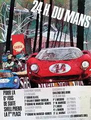 John Webber, 24 H. Du Mans, 1965, poster