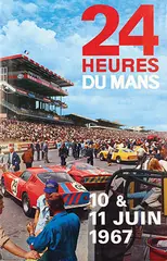 André Delourme, 24 Heures du Mans, 1967, poster