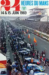 André Delourme, 24 Heures du Mans, 1969, poster