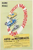 Jan Verhoek, Circuit van Zandvoort Nationale Auto- en Motorraces, poster