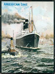 Claus Bergen, American Line, poster