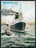 Claus Bergen, American Line, poster