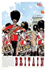 Britain The Coldstream Guards by Albert V.E. Brenet, 1954, poster, sold Jul 2020