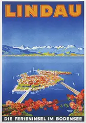 Lindau im Bodensee by Gensing, poster, sold Jul 2020