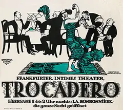 Ottomar Starke, Frankfurter Intimes Theater Trocadero, 1911, poster