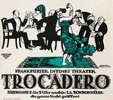 Ottomar Starke, Frankfurter Intimes Theater Trocadero, 1911, poster
