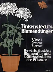 Julius Klinger, Finkenstedt's Blumendünger, poster
