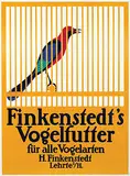 Julius Klinger, Finkenstedt's Vogelfutter, poster
