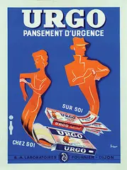 Urgo Pansement d'Urgence by Jacques & Pièrre Bellenger, poster, sold Jul 2020