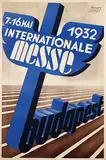 Róbert Berény, Internationale Messe Budapest (Hongary), 1932, poster