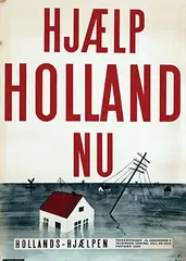 Des Asmussen, Hjaelp Holland Nu, 1953, poster