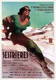 Gino Boccasile, Sestrieres, 1978, poster