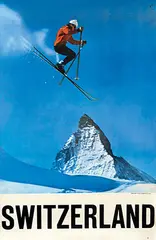 Switzerland (Matterhorn, Zermatt) by Alfred Perren-Barberini, 1964, poster, sold Jul 2020