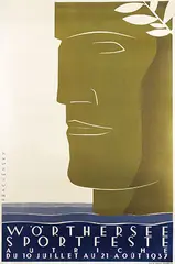 Wilhelm N. Prachensky, Wörthersee Sportfeste, 1937, poster