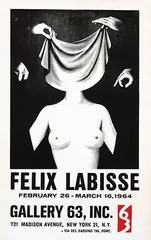 Félix Labisse, Gallery 63, Inc. New York Felix Labisse, 1964, poster