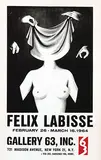 Félix Labisse, Gallery 63, Inc. New York Felix Labisse, 1964, poster