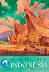 Victor J. Trip, Indonesia Batak Village North Sumatra, poster