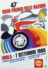 Talaricof, 47. Gran Premio delle Nazioni Imola, 1969, poster