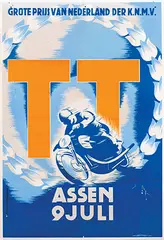 Maarten Dubbelman, TT Assen, 1949, poster