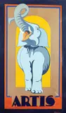Josse Baar & Nico Schrier, Artis (elephant), poster