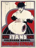 Isidoris M.C. van Mens, Bonbons-"Ernani", 1919, poster