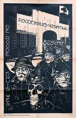 Johan Haak, Roode Kruis Hospitaal, 1931, poster