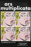 Roy Lichtenstein, Ars multiplicata (Crying Girl), Kunsthalle Köln, 1968, poster