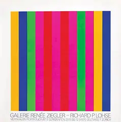 Michael Baveira, Galerie Renée Ziegler - Richard P. Lohse Zürich, 1970, poster