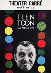Ted Scapa, Tien Toon One man show, 1966, poster
